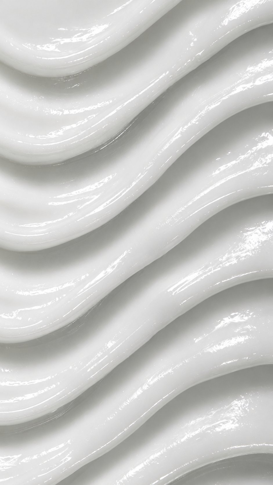 Close-up of smooth, creamy conditioner texture