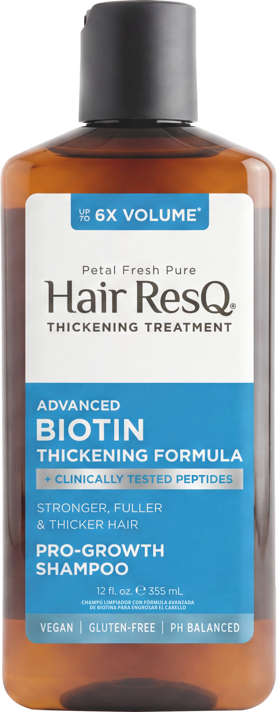 Hair ResQ Biotin Pro-Growth Shampoo, front of bottle