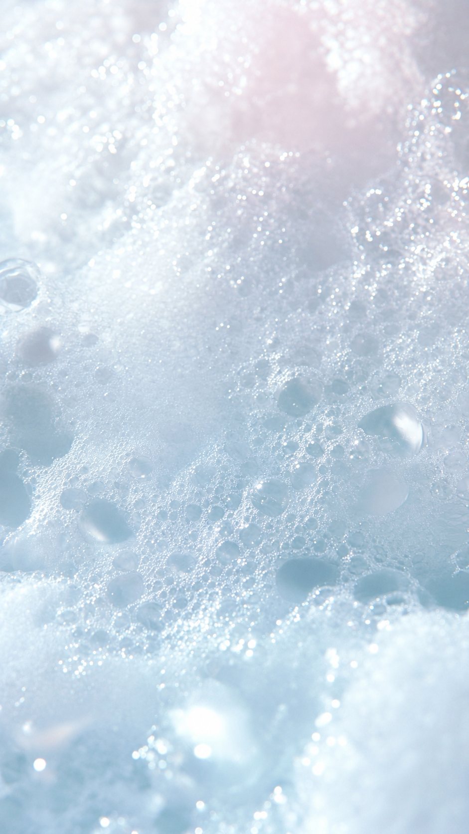 Close-up of rich shampoo lather